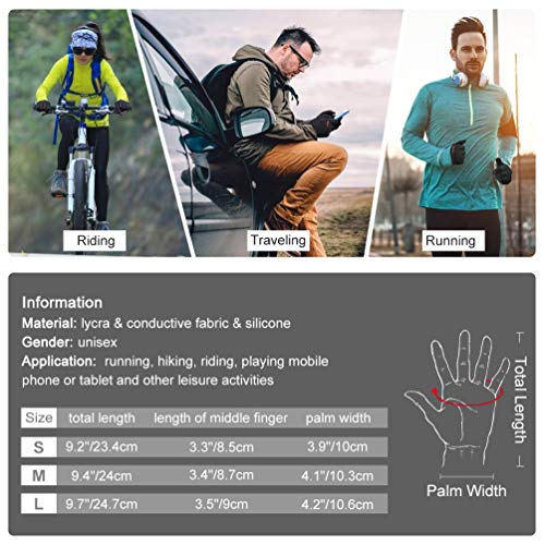 RUNACC Guante de Otoño Invierno Ciclismo Bicicleta Correr Aire Libre Guantes Calientes para Hombres y Mujeres RUNACC Guante de Otoño Invierno Ciclismo Bicicleta Correr Aire Libre Guantes Calientes para Hombres y Mujeres