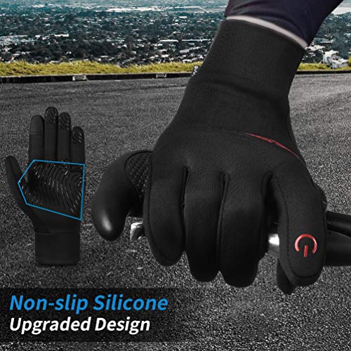 RUNACC Guante de Otoño Invierno Ciclismo Bicicleta Correr Aire Libre Guantes Calientes para Hombres y Mujeres RUNACC Guante de Otoño Invierno Ciclismo Bicicleta Correr Aire Libre Guantes Calientes para Hombres y Mujeres