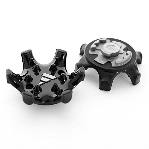 Rungao STRONGCLOUD 20 piezas Picos para zapatos de golf de fácil recambio, color negro, crean una plataforma de perfil más bajo Rungao STRONGCLOUD 20 piezas Picos para zapatos de golf de fácil recambio, color negro, crean una plataforma de perfil más bajo