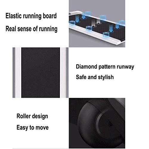 Runningmachine1121 Placa de correr plana Ultra Thin Silent Desktop Máquina de caminata eléctrica con control remoto LED Pantalla LED Pequeño Pequeño Equipo de aptitud deportivo Runningmachine1121