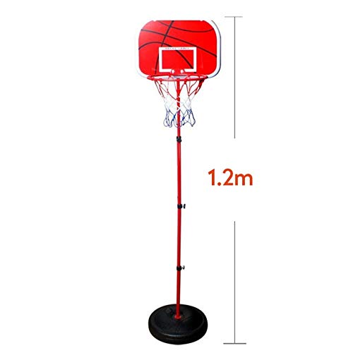 Ruyu 170cm de Altura de Baloncesto aro de Baloncesto Estante Juguete de niño de formación de Ejercicio Accesorios for niños desplazables 2 Pelotas de Baloncesto (Color : 1.2m)