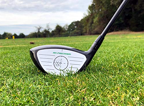 RX PRECISION - Cinta de impacto de hierro y driver de golf - 250 etiquetas/etiquetas 125x hierro/125x driver/holzer - Para LH & RH - facetape - Análisis de punto dulce - Entrenador de swing RX PRECISION - Cinta de impacto de hierro y driver de golf - 250 etiquetas/etiquetas 125x hierro/125x driver/holzer - Para LH & RH - facetape - Análisis de punto dulce - Entrenador de swing