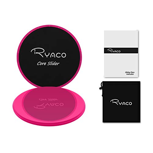 Ryaco 2X Discos Deslizantes para Fitness Abdominales con Bolsa de Transporte –Discos Doble Cara Deslizantes para Hogar, Yoga, Fitness, Pilates, Ejercicios de Cuerpo – Moquetas y Solería (Magenta) Ryaco 2X Discos Deslizantes para Fitness Abdominales con Bolsa de Transporte –Discos Doble Cara Deslizantes para Hogar, Yoga, Fitness, Pilates, Ejercicios de Cuerpo – Moquetas y Solería (Magenta)