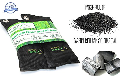 Ryher 2X Desodorante Natural para Zapatos - Elimina el olor y absorbe la humedad - Fórmula mejorada y mayor tamaño 2019 (Negro) Ryher 2X Desodorante Natural para Zapatos - Elimina el olor y absorbe la humedad - Fórmula mejorada y mayor tamaño 2019 (Negro)