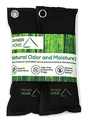 Ryher 2X Desodorante Natural para Zapatos - Elimina el olor y absorbe la humedad - Fórmula mejorada y mayor tamaño 2019 (Negro) Ryher 2X Desodorante Natural para Zapatos - Elimina el olor y absorbe la humedad - Fórmula mejorada y mayor tamaño 2019 (Negro)