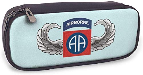 S Army 82nd Airborne Jump Wings Pencil Case Pen Bag Pouch Holder Makeup Bag for School Office College