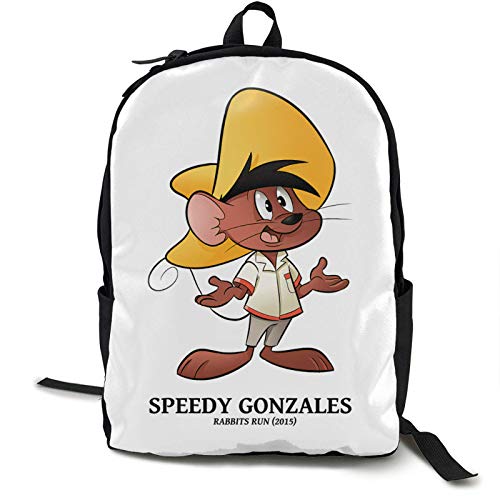 S-pee-dy Gon-zales Mochila clásica de hombro para hombre y mujer S-pee-dy Gon-zales Mochila clásica de hombro para hombre y mujer