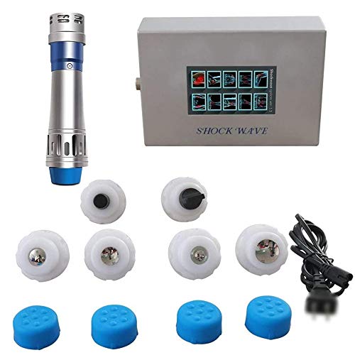 S SMAUTOP Máquina de masaje muscular de tejido profundo con Mochila y Caja, ED Máquina de terapia de ondas de choque extracorpórea electromagnética con 6 cabezales para el alivio del dolor crónico S SMAUTOP Máquina de masaje muscular de tejido profundo con Mochila y Caja, ED Máquina de terapia de ondas de choque extracorpórea electromagnética con 6 cabezales para el alivio del dolor crónico