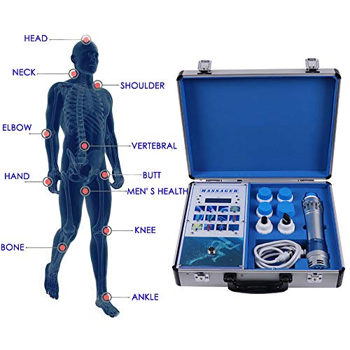 S SMAUTOP Máquina de terapia de ondas de choque para el tratamiento del dolor articular masaje de ondas de choque de tejido profundo Máquina de Terapia de Choque Masajeador Muscular para Aliviar S SMAUTOP Máquina de terapia de ondas de choque para el tratamiento del dolor articular masaje de ondas de choque de tejido profundo Máquina de Terapia de Choque Masajeador Muscular para Aliviar