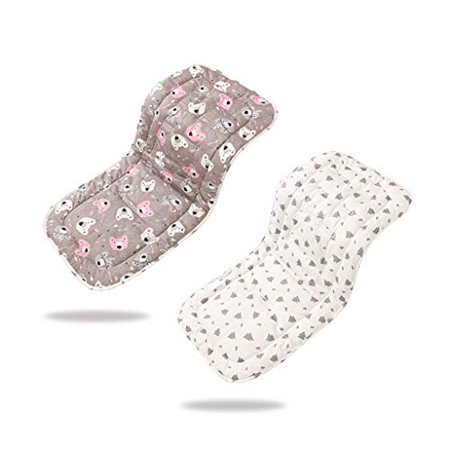 S-TROUBLE Funda de cojín de Silla de Paseo Suave Colchoneta de algodón para bebé Colchoneta de Silla de Paseo Colchón