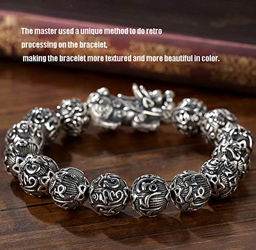 S925 Brazaletes de brazaletes para Hombres y Mujeres de Plata esterlina Pulseras, Personalidad dominante Hipster Estilo Retro Objetos de Recuerdo.-63g S925 Brazaletes de brazaletes para Hombres y Mujeres de Plata esterlina Pulseras, Personalidad dominante Hipster Estilo Retro Objetos de Recuerdo.-63g