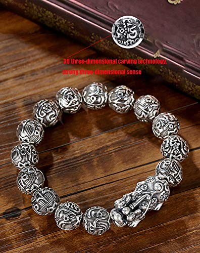 S925 Brazaletes de brazaletes para Hombres y Mujeres de Plata esterlina Pulseras, Personalidad dominante Hipster Estilo Retro Objetos de Recuerdo.-63g S925 Brazaletes de brazaletes para Hombres y Mujeres de Plata esterlina Pulseras, Personalidad dominante Hipster Estilo Retro Objetos de Recuerdo.-63g