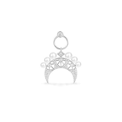 S925 plata de ley micro incrustaciones de diamantes de cristal Una versión casera pendientes de perlas lunares temperamento simple mujer-plata_925 plata S925 plata de ley micro incrustaciones de diamantes de cristal Una versión casera pendientes de perlas lunares temperamento simple mujer-plata_925 plata