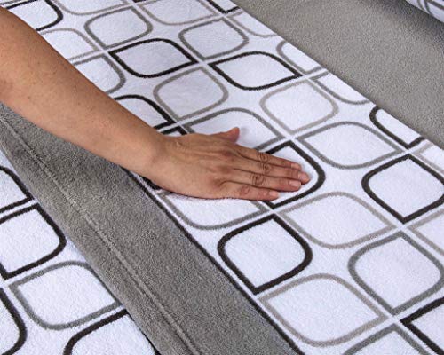 SABANALIA Juego de sábanas de coralina Spring - Gris, Cama 150 SABANALIA Juego de sábanas de coralina Spring - Gris, Cama 150