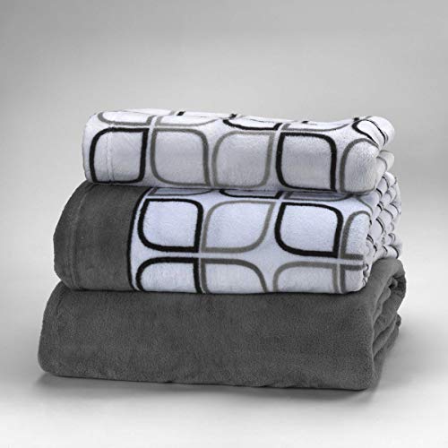 SABANALIA Juego de sábanas de coralina Spring - Gris, Cama 150 SABANALIA Juego de sábanas de coralina Spring - Gris, Cama 150