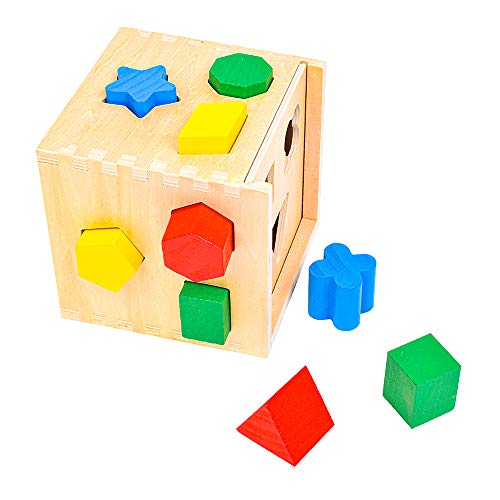 Sablon Melissa & Doug - Cubo para clasificar Formas (10575)