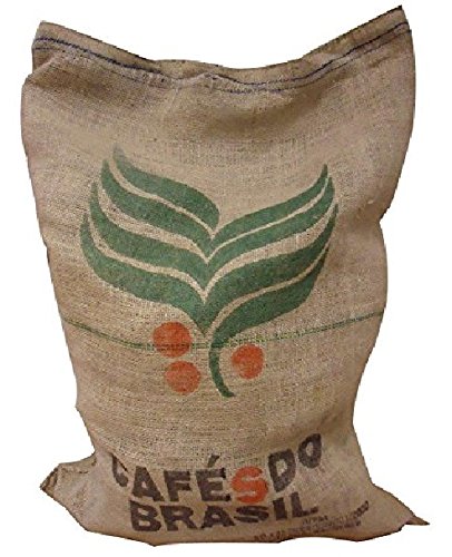 SABOREATE Y CAFE THE FLAVOUR SHOP Tela de Saco de Café de Origen Brasil Reutilizado para Tapizar de Yute Arpillera 100% Natural (70 cm x 1 metro)