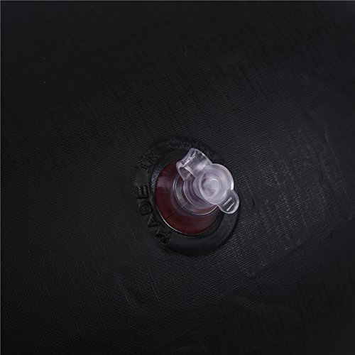 Saco de Boxeo con Base de Agua con Bomba Saco de estrés Inflable de 150 cm Rojo y Negro Saco de Boxeo con Base de Agua con Bomba Saco de estrés Inflable de 150 cm Rojo y Negro