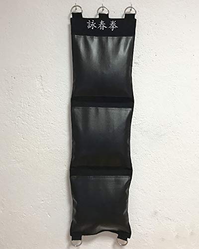 Saco de Boxeo de Pared Meta Wing Chun Cuero Sintético Tres Secciones (sin llenar) Saco de Boxeo de Pared Meta Wing Chun Cuero Sintético Tres Secciones (sin llenar)