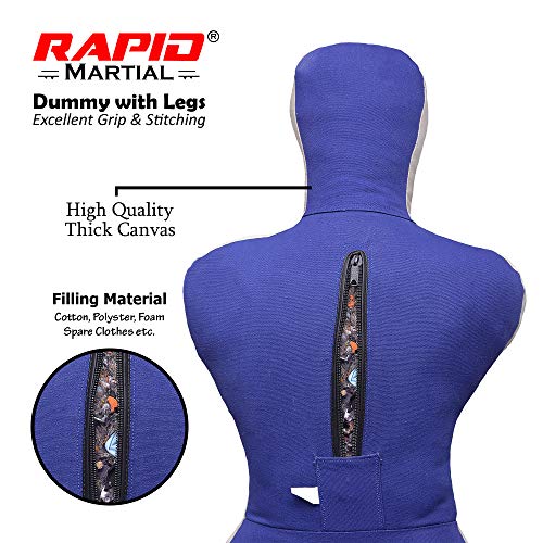 Saco de Boxeo para Artes Marciales Mixtas, maniquí de Agarre autodefensa Bloqueo del pie Ganchos para el talón Bloqueo para Las piernas (6 pies Sentado) Azul sin Relleno Saco de Boxeo para Artes Marciales Mixtas, maniquí de Agarre autodefensa Bloqueo del pie Ganchos para el talón Bloqueo para Las piernas (6 pies Sentado) Azul sin Relleno