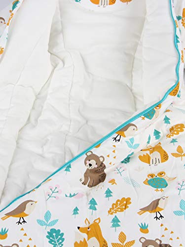 Saco de dormir para bebé de invierno para niños, 3,5 tog, diferentes tamaños, desde el nacimiento hasta los 4 años (altura 90-105 cm / 24-48 meses, mundo animal)