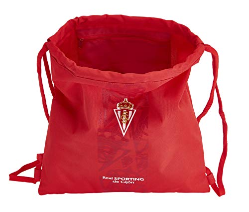 Saco Plano Grande de Real Sporting de Gijón Oficial, 350x400mm Saco Plano Grande de Real Sporting de Gijón Oficial, 350x400mm
