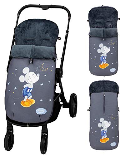 Saco POLAR de Invierno de Silla de Paseo - (Universal-Bugaboo-Mclaren) - Mickey Moon - OFERTA