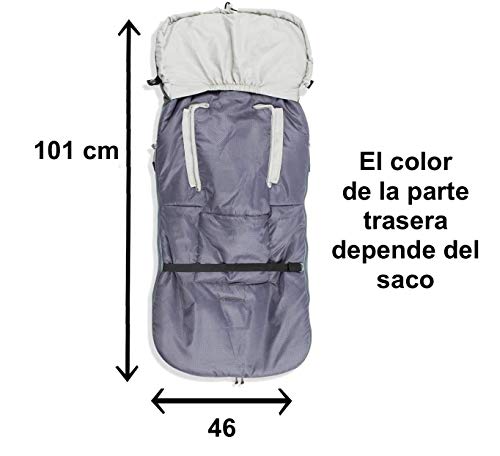 Saco Silla Paseo Universal Polar color rosa (Animalitos rosa)