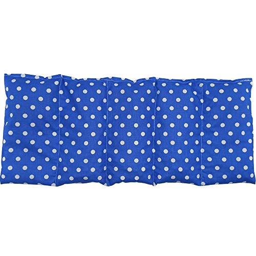 Saco térmico “Alma azul” – 47 X 20 cm (XL) – relleno con 800gr de huesos de cereza - para microondas y congelador