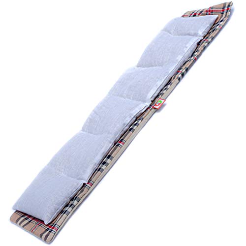Saco Térmico Semillas Cervical - Almohada Cuello para Calentar en Microondas (50x12 cm) - Cojín de Semillas - Bolsa de Calor con Funda lavable, Tela de Algodón 100% y Olor a Lavanda (Oxford) Saco Térmico Semillas Cervical - Almohada Cuello para Calentar en Microondas (50x12 cm) - Cojín de Semillas - Bolsa de Calor con Funda lavable, Tela de Algodón 100% y Olor a Lavanda (Oxford)