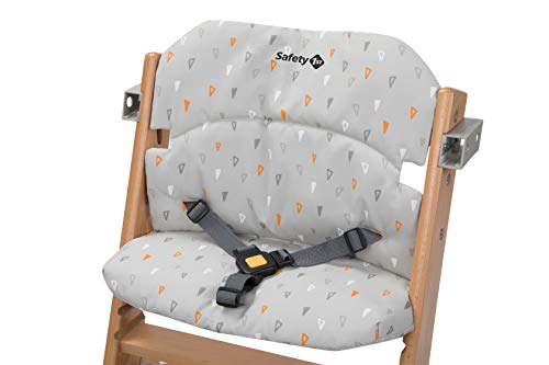 Safety 1st 2003191000 Timba Comfort Cushion - Cojín para trona (fijación rápida y sencilla, lavable, para mayor comodidad), color gris