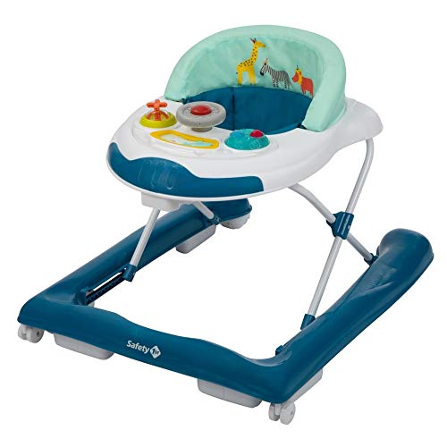 Safety 1st Bolid, Andador musical primeros pasos para niños de 6 meses a 12kg, altura ajustable, Happy Day