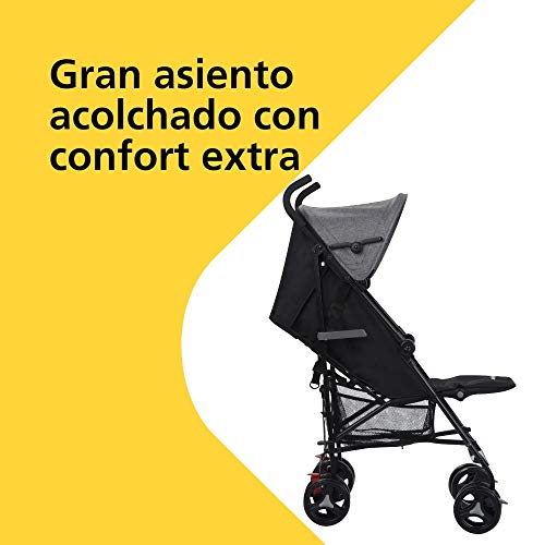 Safety 1st Rainbow Silla de Paseo ultraligera pesa solo 6,6 kg, Plegable y compacta, Reclinable de multi posiciónes, reposapiés adjustable, color black Chic Safety 1st Rainbow Silla de Paseo ultraligera pesa solo 6,6 kg, Plegable y compacta, Reclinable de multi posiciónes, reposapiés adjustable, color black Chic