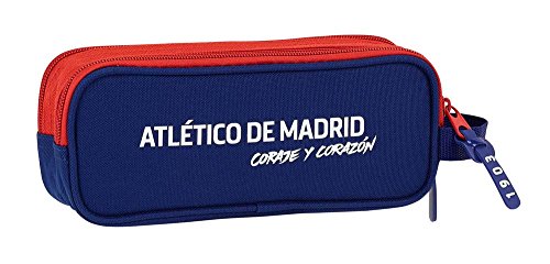 Safta Estuche Atlético De Madrid "Coraje" Oficial Escolar 210x60x80mm Safta Estuche Atlético De Madrid "Coraje" Oficial Escolar 210x60x80mm
