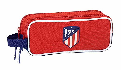 Safta Estuche Atlético De Madrid "Coraje" Oficial Escolar 210x60x80mm Safta Estuche Atlético De Madrid "Coraje" Oficial Escolar 210x60x80mm