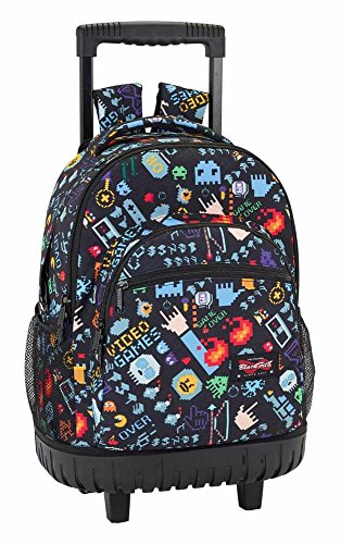 Safta Mochila Escolar Grande Con Ruedas Blackfit8 "Bit" Oficial 320x140x460mm Safta Mochila Escolar Grande Con Ruedas Blackfit8 "Bit" Oficial 320x140x460mm