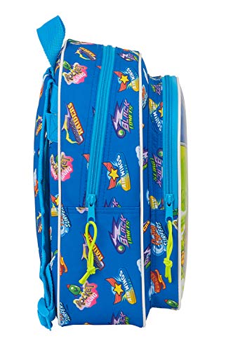 Safta Mochila Escolar Infantil de Superzings Serie 5, 270x100x330mm, Azul