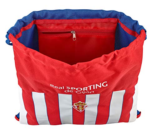 Safta Saco Plano Real Sporting De Gijon Oficial Saco Plano Grande 350x400mm Safta Saco Plano Real Sporting De Gijon Oficial Saco Plano Grande 350x400mm