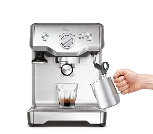 Sage Appliances SES810 the Duo Temp Pro, Cafetera espresso, Cappuccinatore, 15 Bar, Acero Inoxidable cepillado sin manchas