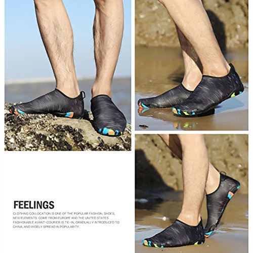 SAGUARO® Skin Shoes Descalzo acuático Aqua Calcetines para de Nadada de la Playa de la Resaca de la Yoga