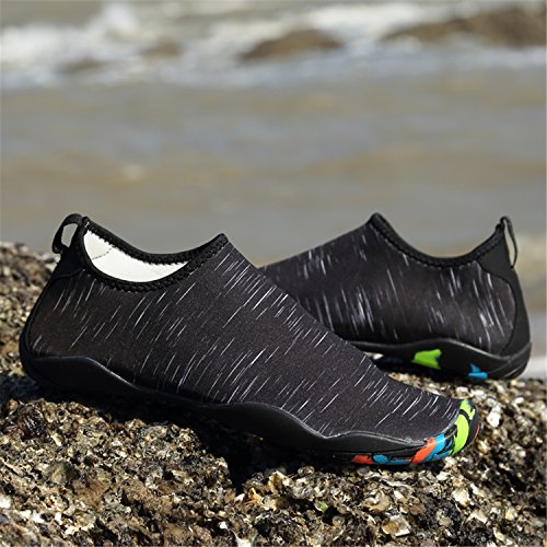 SAGUARO® Skin Shoes Descalzo acuático Aqua Calcetines para de Nadada de la Playa de la Resaca de la Yoga