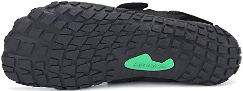 SAGUARO Unisexo Zapatos Trail Running Transpirables Ligero Hombres Zapatillas de Deportes Interior Exterior Mujeres Antideslizante Zapato de Aqua Playa Yoga Gimnasio Calzado, Negro 43