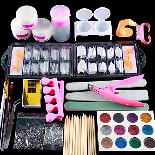 Saint-Acior Uñas de Gel Accesorio para Manicura UV GEL Uñas Postizas Lima de Uñas DIY Uña Arte Herramiento para Nail Art Juego Completo Kit