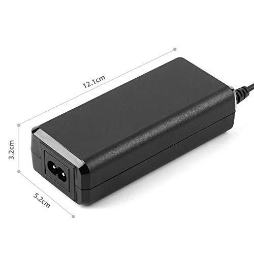 SALCAR 12V 6A Adaptador Fuente de Alimentación 72W para Ordenador Portátil Acer/Toshiba/Fujitsu/Lenovo, TFT LCD Monitores, Router, LED Iluminación, 2-5m Luces de Tira, picoPSU + Cable de Alimentación