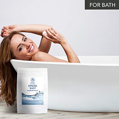 Sales de Baño 3kg - Sal de Epsom 3000g - 100% Pura & Natural - Fuente Concentrada de Magnesio - Relajación & Recuperación Muscular - Desintoxicación - Cuidado del Cuerpo - Cura - Mejor Buen Sueño Sales de Baño 3kg - Sal de Epsom 3000g - 100% Pura & Natural - Fuente Concentrada de Magnesio - Relajación & Recuperación Muscular - Desintoxicación - Cuidado del Cuerpo - Cura - Mejor Buen Sueño