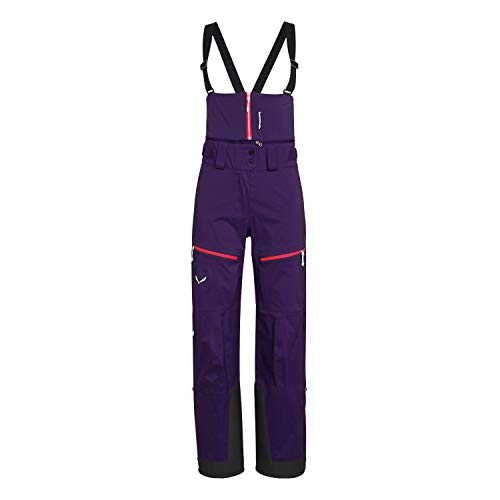 SALEWA Antelao PTX 3L W P - Pantalón para Mujer, Mujer, Pantalón, 00-0000027158, Púrpura (Parachute), 48