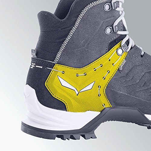 Salewa WS Mountain Trainer Mid Gore-TEX, Botas de Senderismo Mujer, Gris (Magnet/Viridian Green), 40 EU Salewa WS Mountain Trainer Mid Gore-TEX, Botas de Senderismo Mujer, Gris (Magnet/Viridian Green), 40 EU