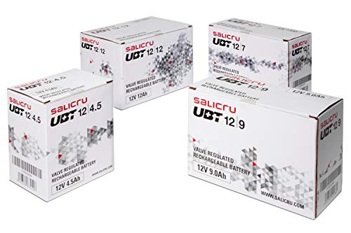 Salicru 013BS000001 - Baterías para sistemas ups, Sealed Lead Acid (VRLA), 7 Ah, 12 V, Color Negro