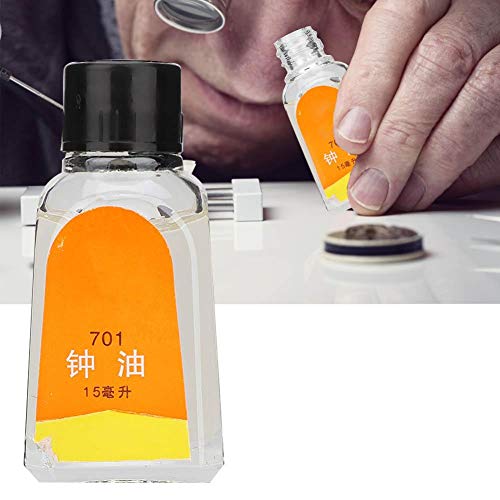 Salmue Reloj Aceite Reloj Lubricante Mantenimiento Accesorio Herramienta Limpieza Reloj de Pulsera 15ml