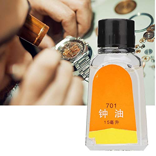 Salmue Reloj Aceite Reloj Lubricante Mantenimiento Accesorio Herramienta Limpieza Reloj de Pulsera 15ml